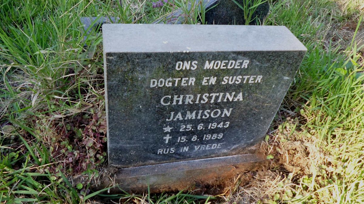 JAMISON Christina 1943-1989