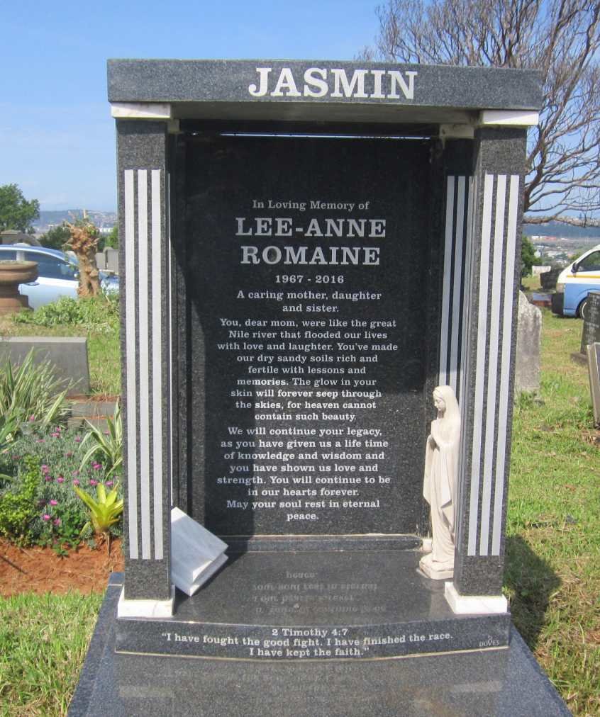 JASMIN Lee-Anne Romaine 1967-2016