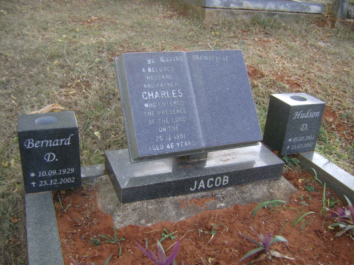 JACOBS Charles -1981 :: JACOBS Bernard D. 1929-2002 :: JACOBS Hudson D. 1931-2002