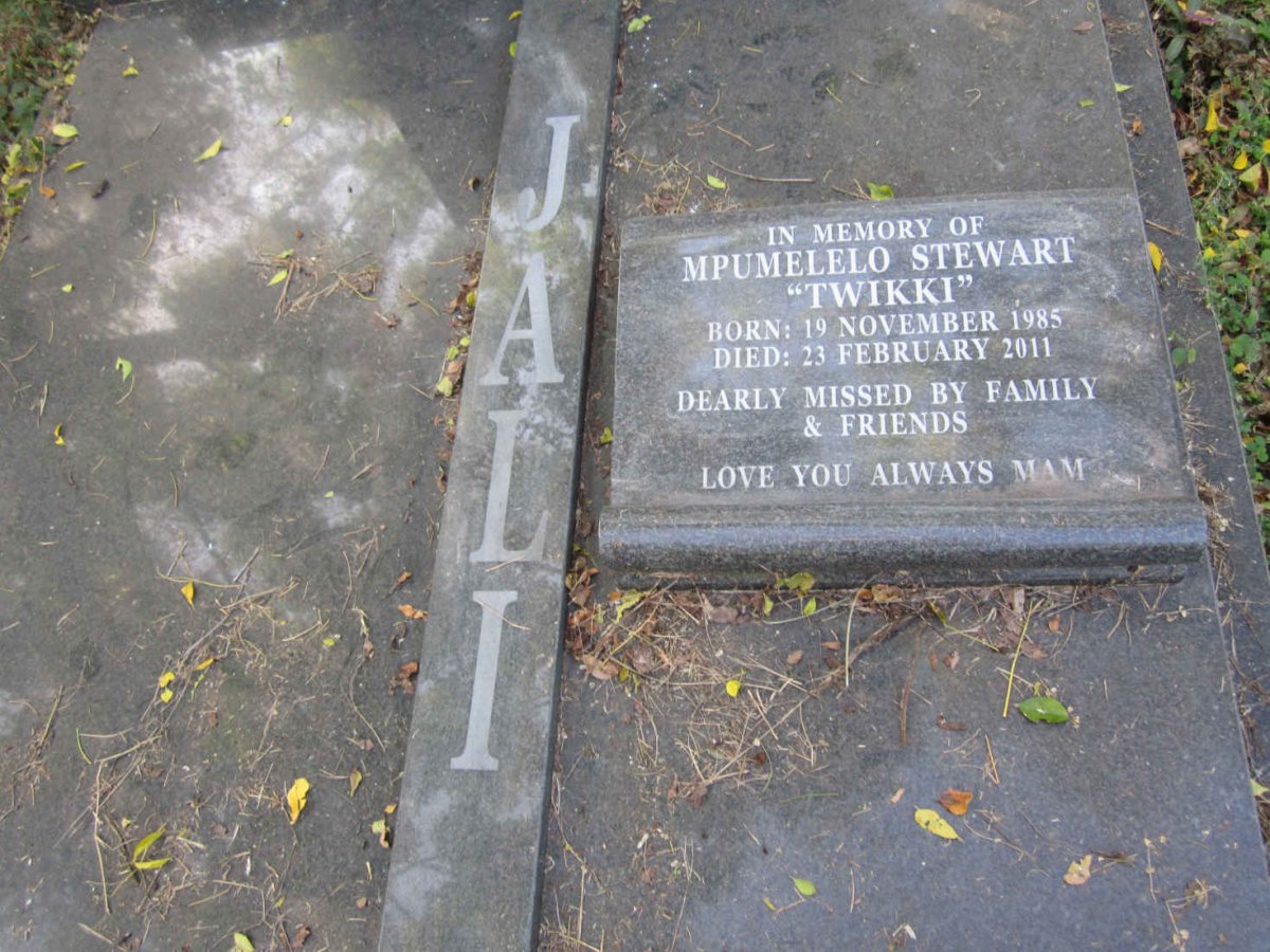 JALI Mpumelelo Stewart 1985-2011