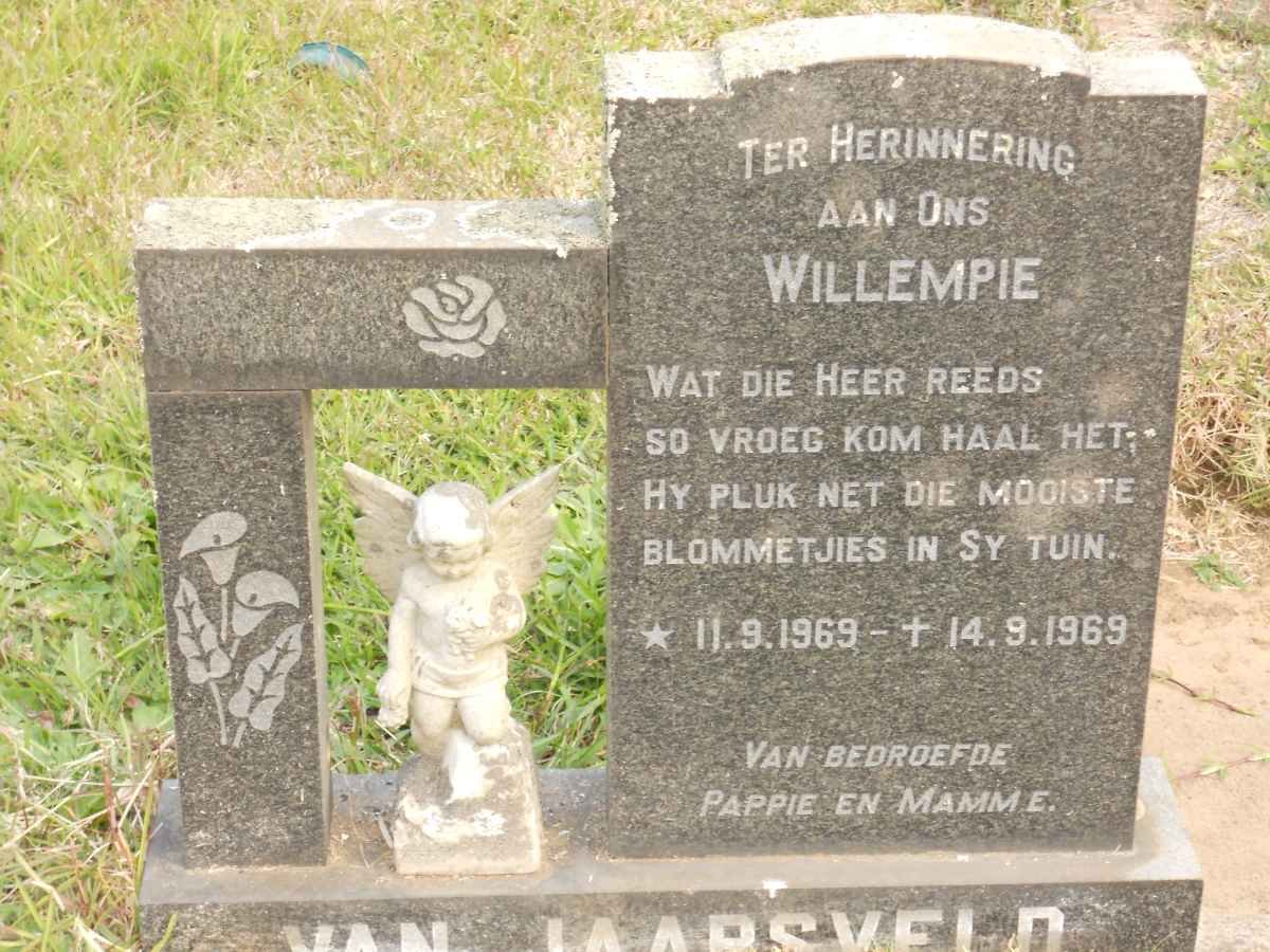 JAARSVELD Willempie, van 1969-1969