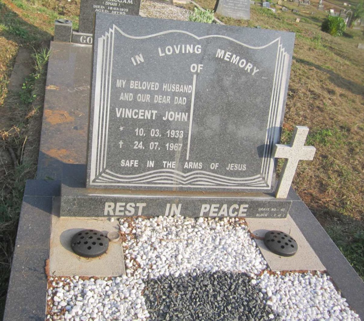 JOHN Vincent 1933-1967