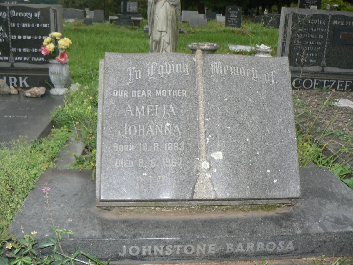 JOHNSTONE BARBOSA Amelia Johanna 1883-1967