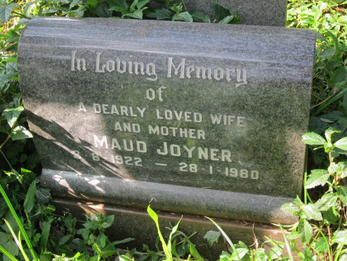 JOYNER Maud 1922-1980