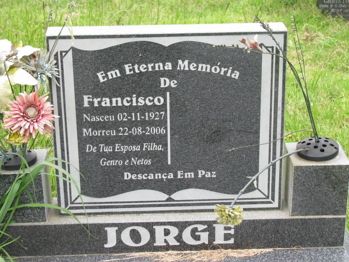 JORGE Francisco 1927-2006