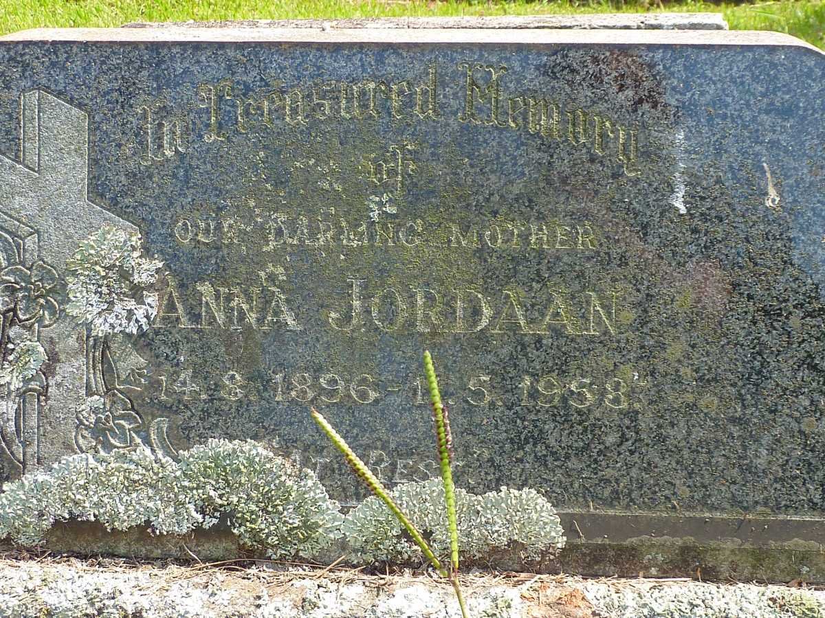 JORDAAN Anna 1896-1958