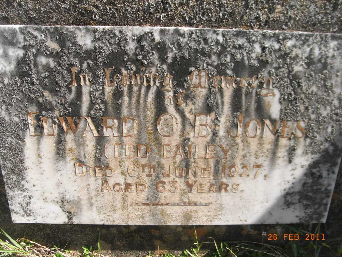 JONES Edward O.B. -1927