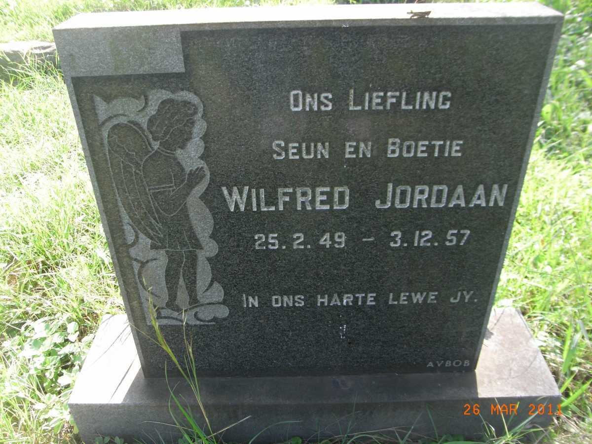 JORDAAN Wilfred 1949-1957