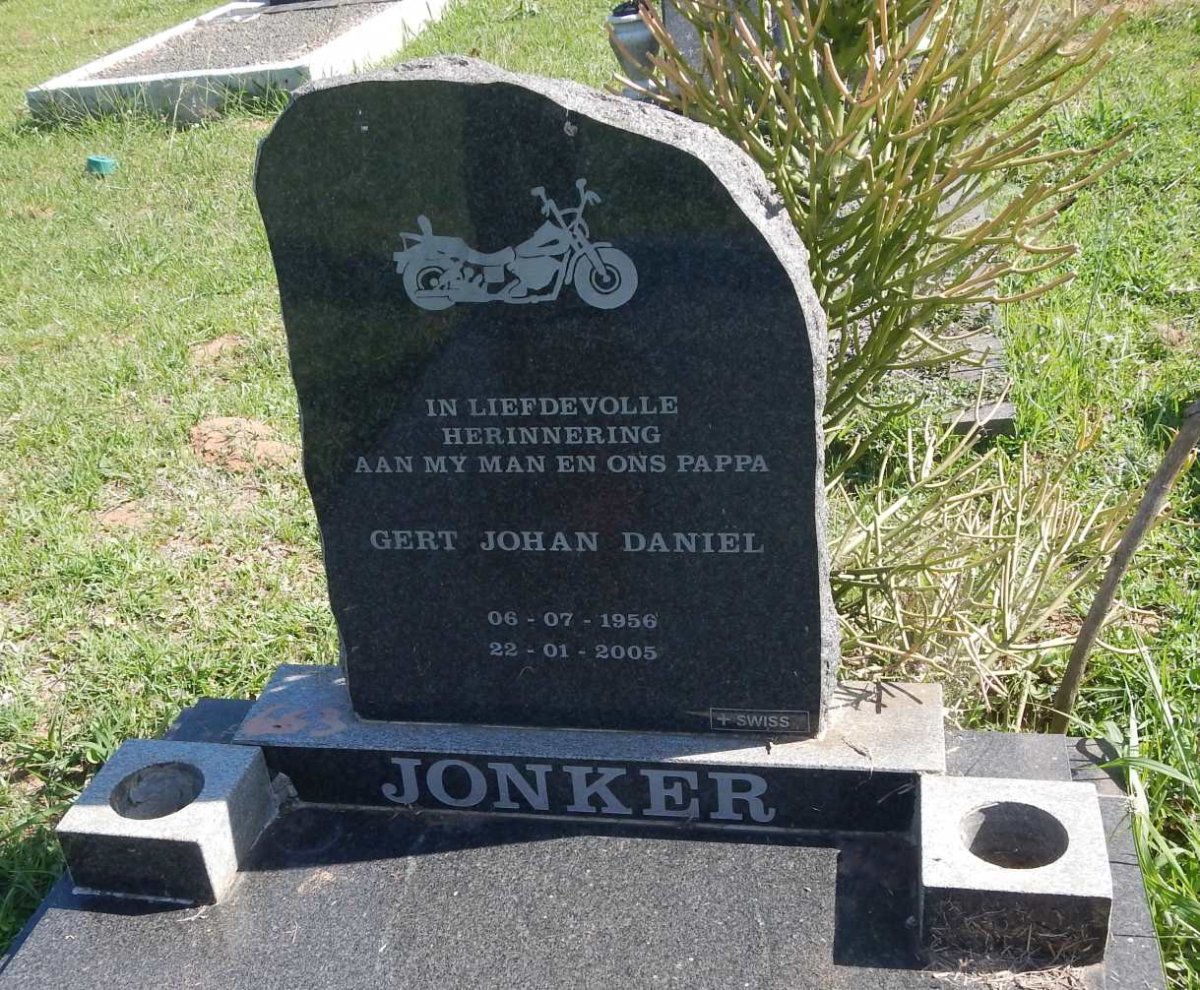 JONKER Gert Johan Daniel 1956-2005