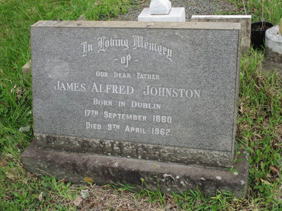 JOHNSTON James Alfred 1880-1962
