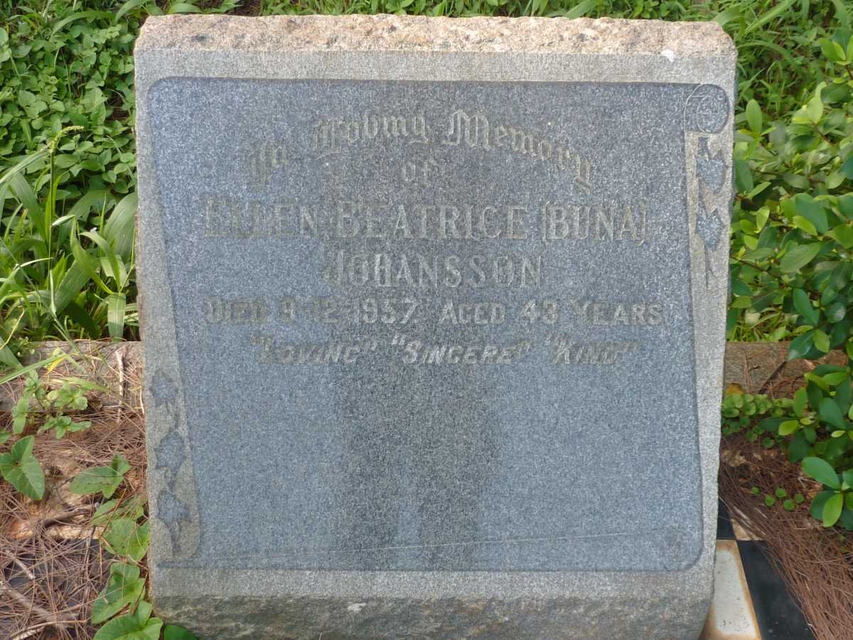 JOHANSSON Ellen Beatrice -1957