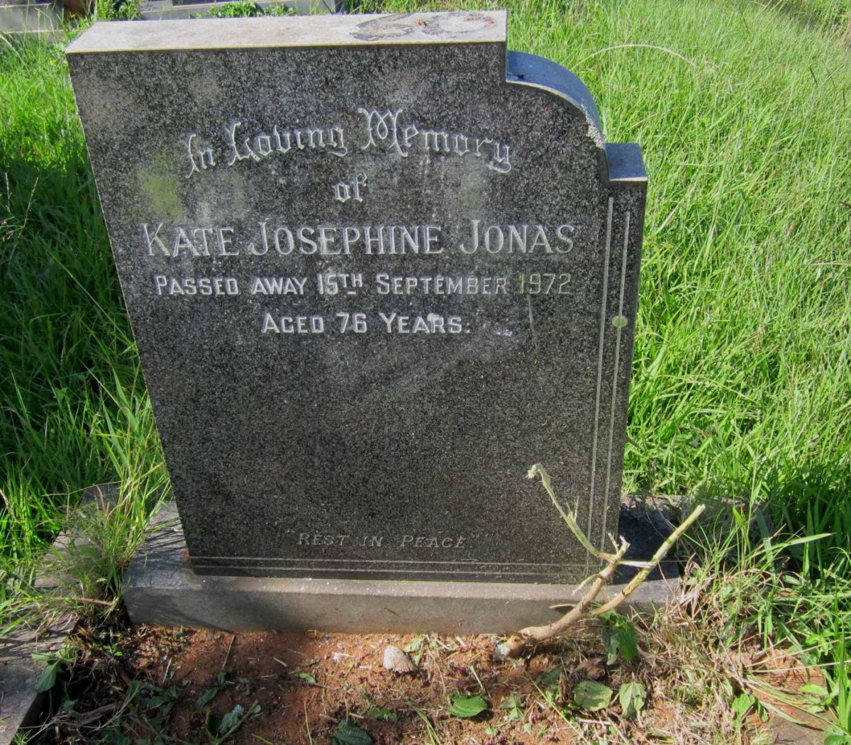 JONAS Kate Josephine -1972