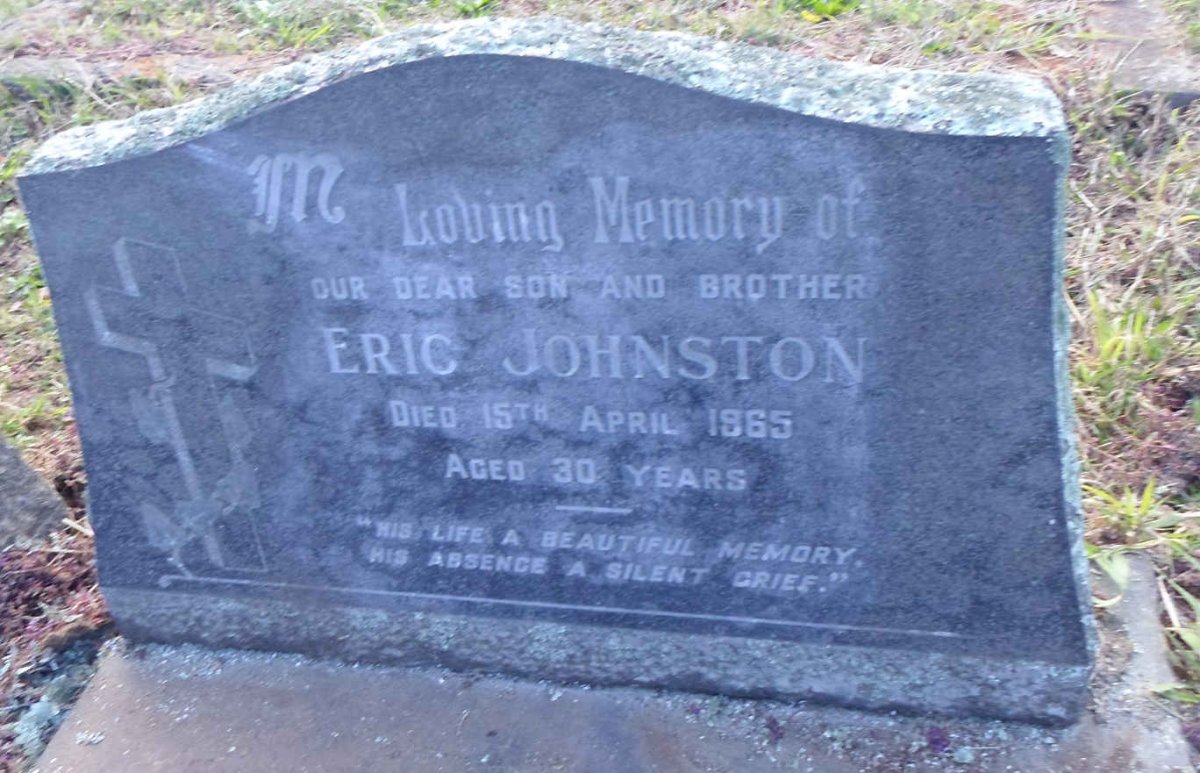 JOHNSTON Eric -1965