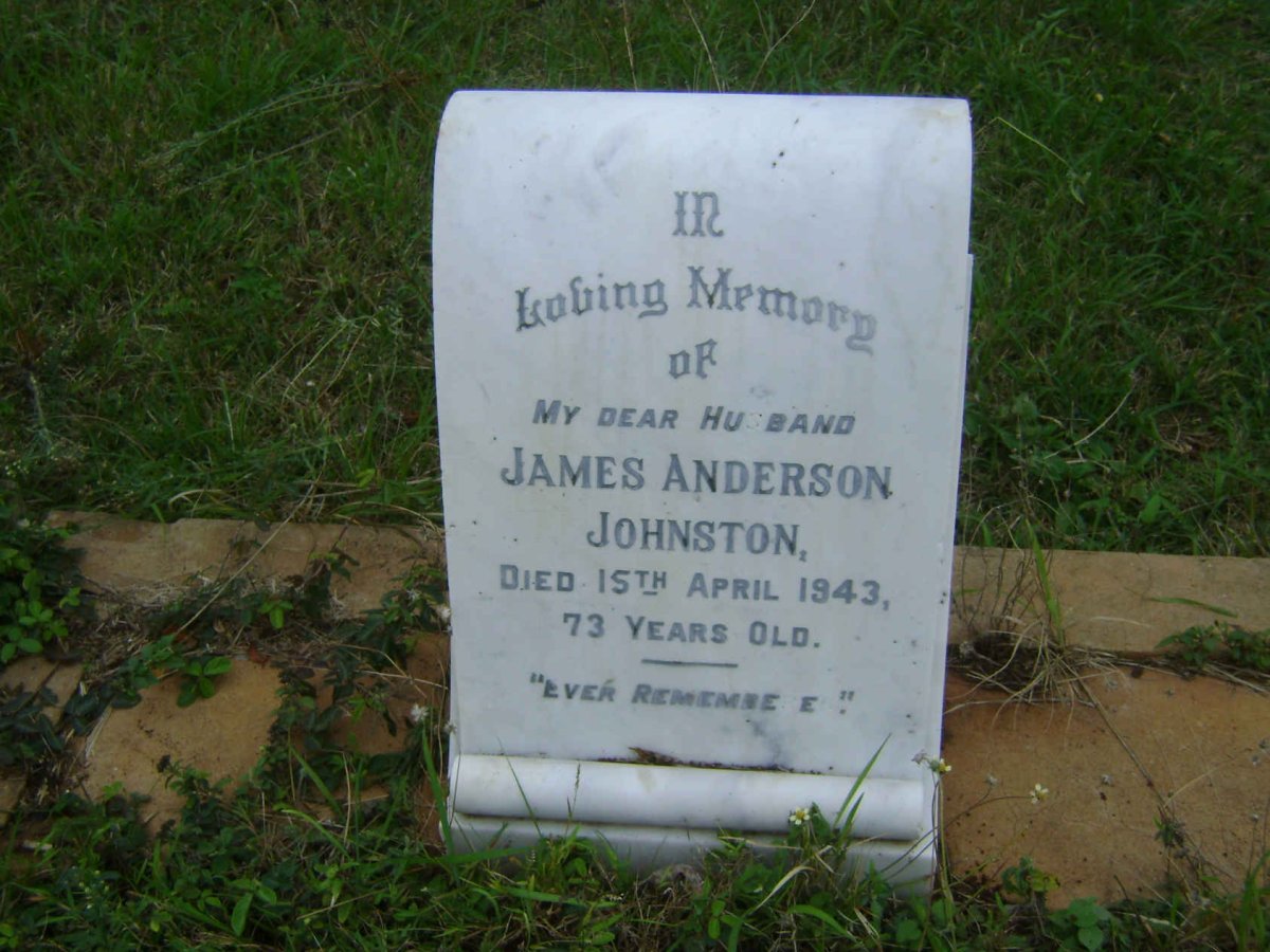 JOHNSTON James Anderson -1943