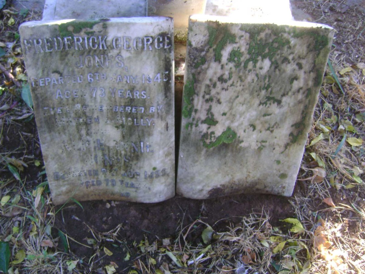 JONES Frederick George -1945 &amp; Alice Annie -1955