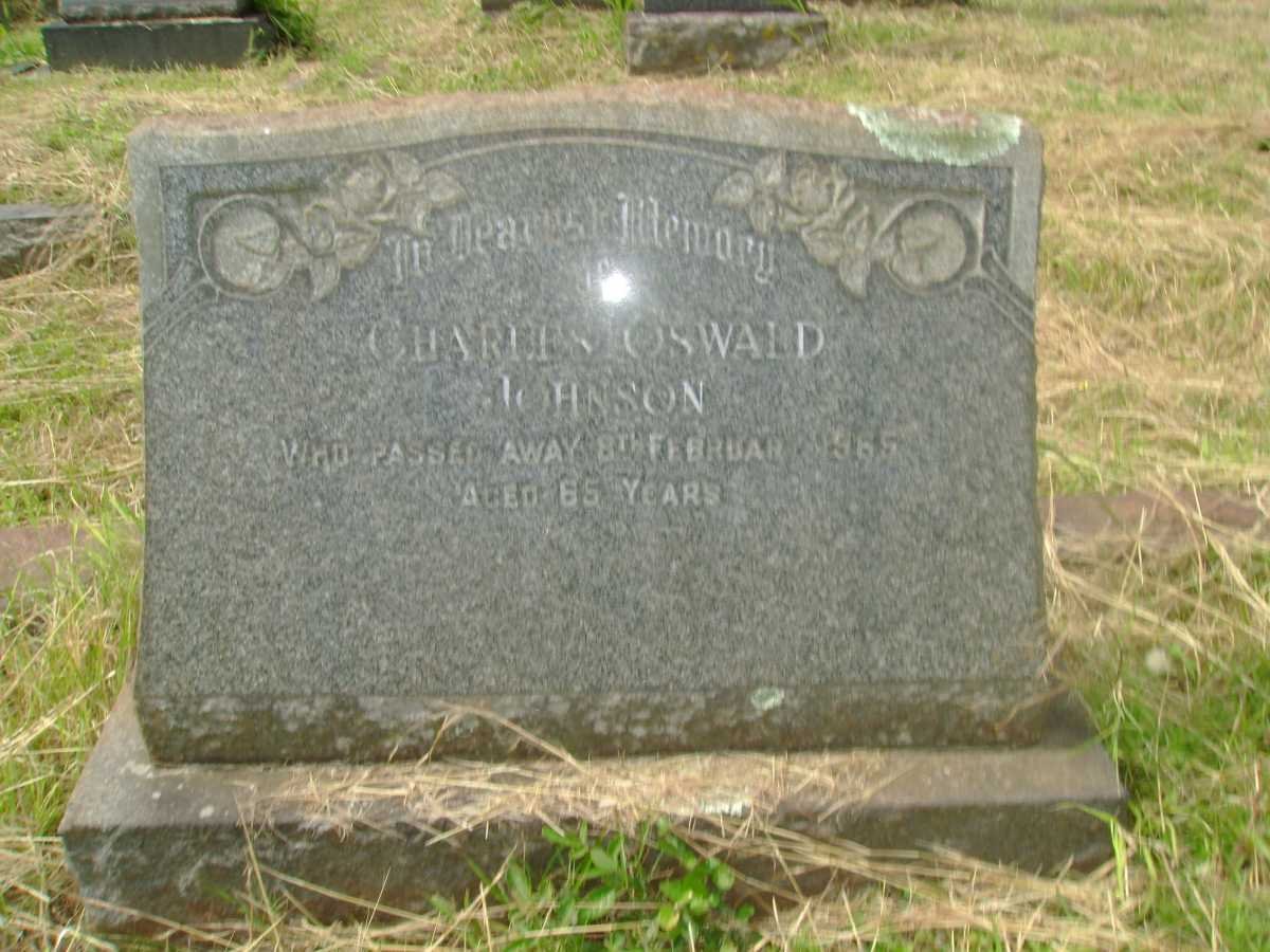 JOHNSON Charles Oswald -1965