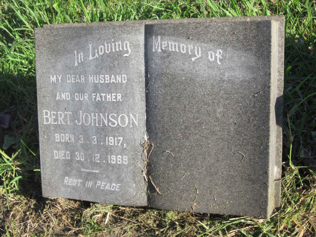 JOHNSON Bert 1917-1969