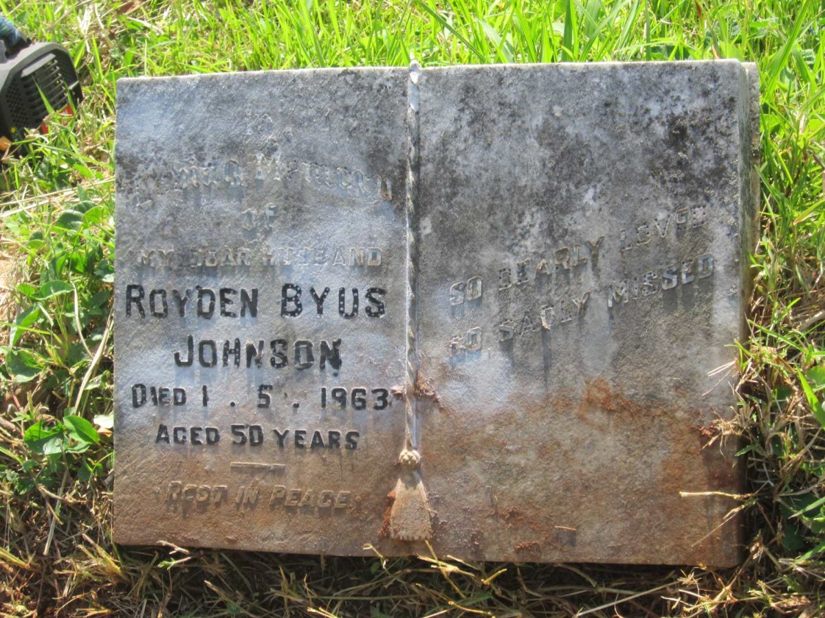 JOHNSON Royden Byus  -1963