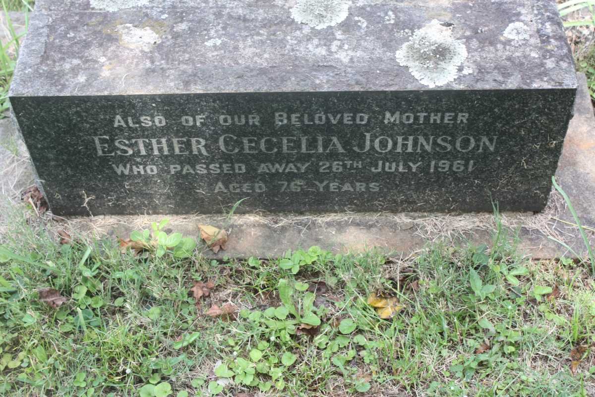 JOHNSON Esther Cecelia -1961