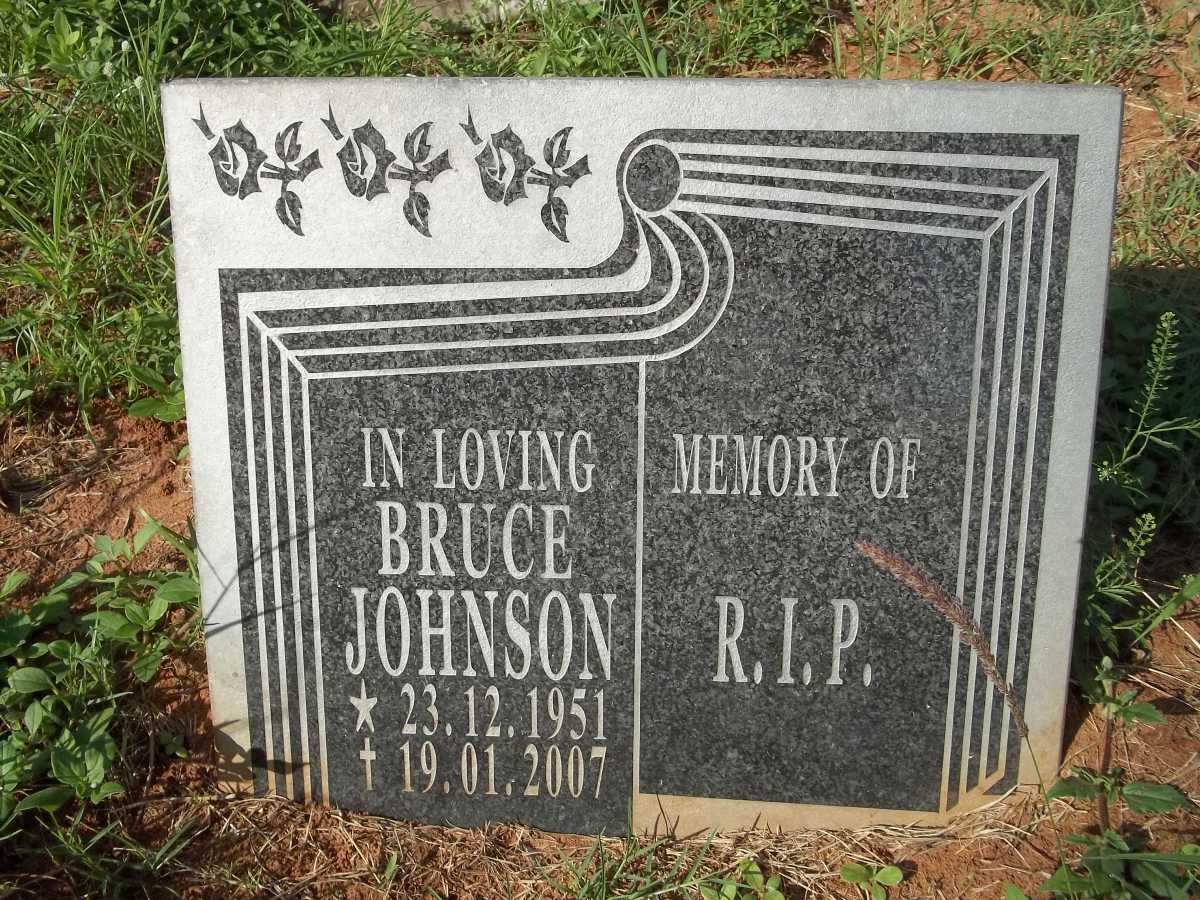 JOHNSON Bruce 1951-2007