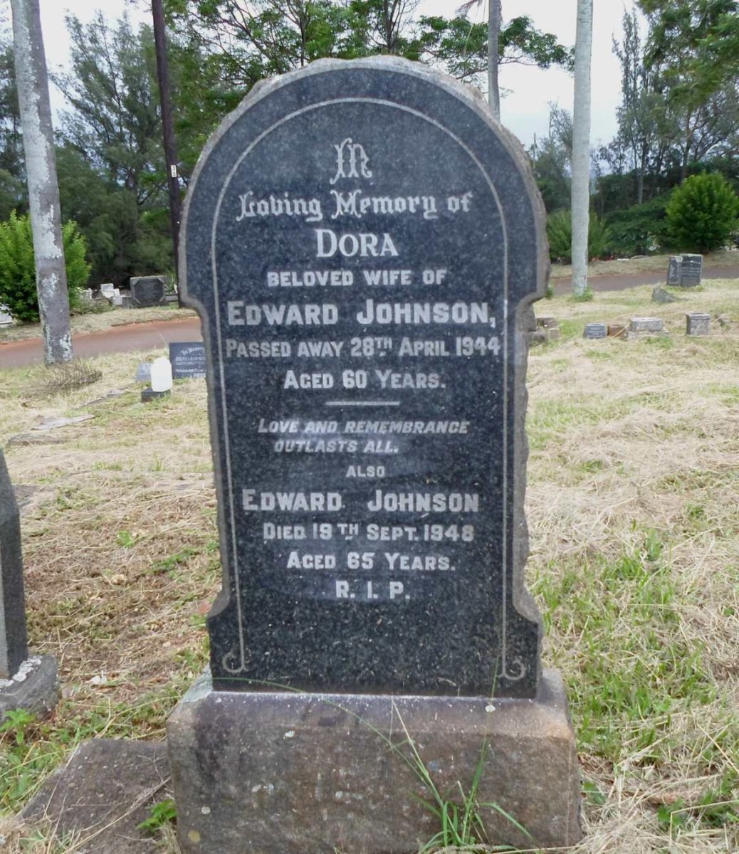 JOHNSON Edward -1948 &amp; Dora -1944