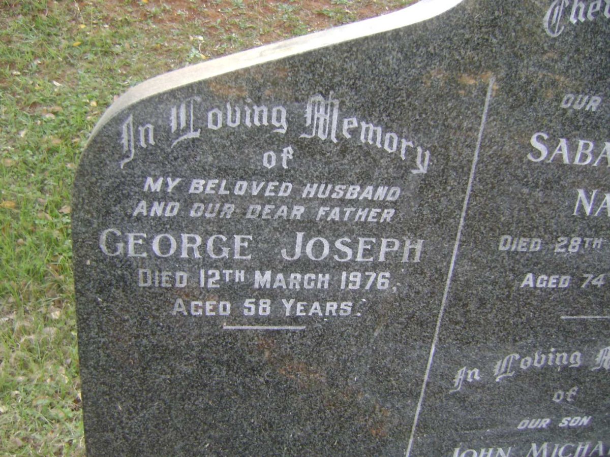 JOSEPH George -1976