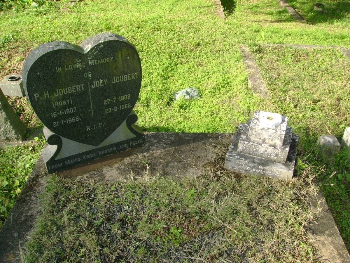 JOUBERT Joey 1908-1968 &amp; P.H. 1907-1968 :: JOUBERT Annie Susan -1929