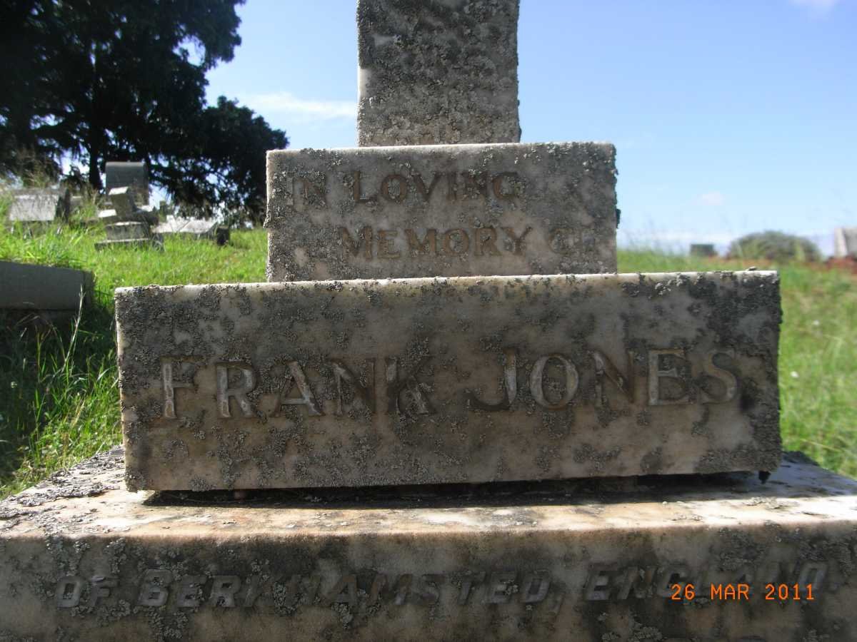 JONES Frank -1936 &amp; Emmie -1939 :: JONES Richard Frank -1958 &amp; Anthony May -1968