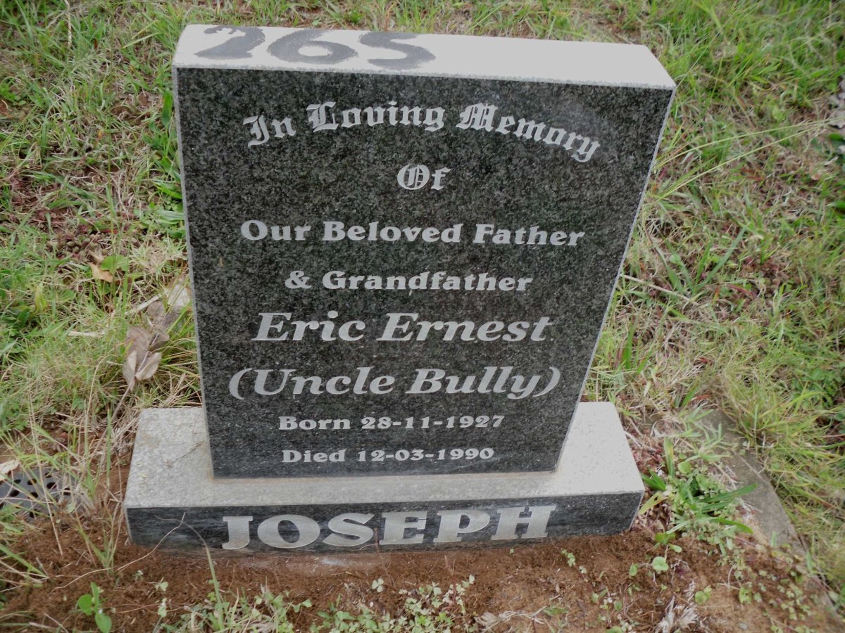JOSEPH Eric Ernest 1927-1990