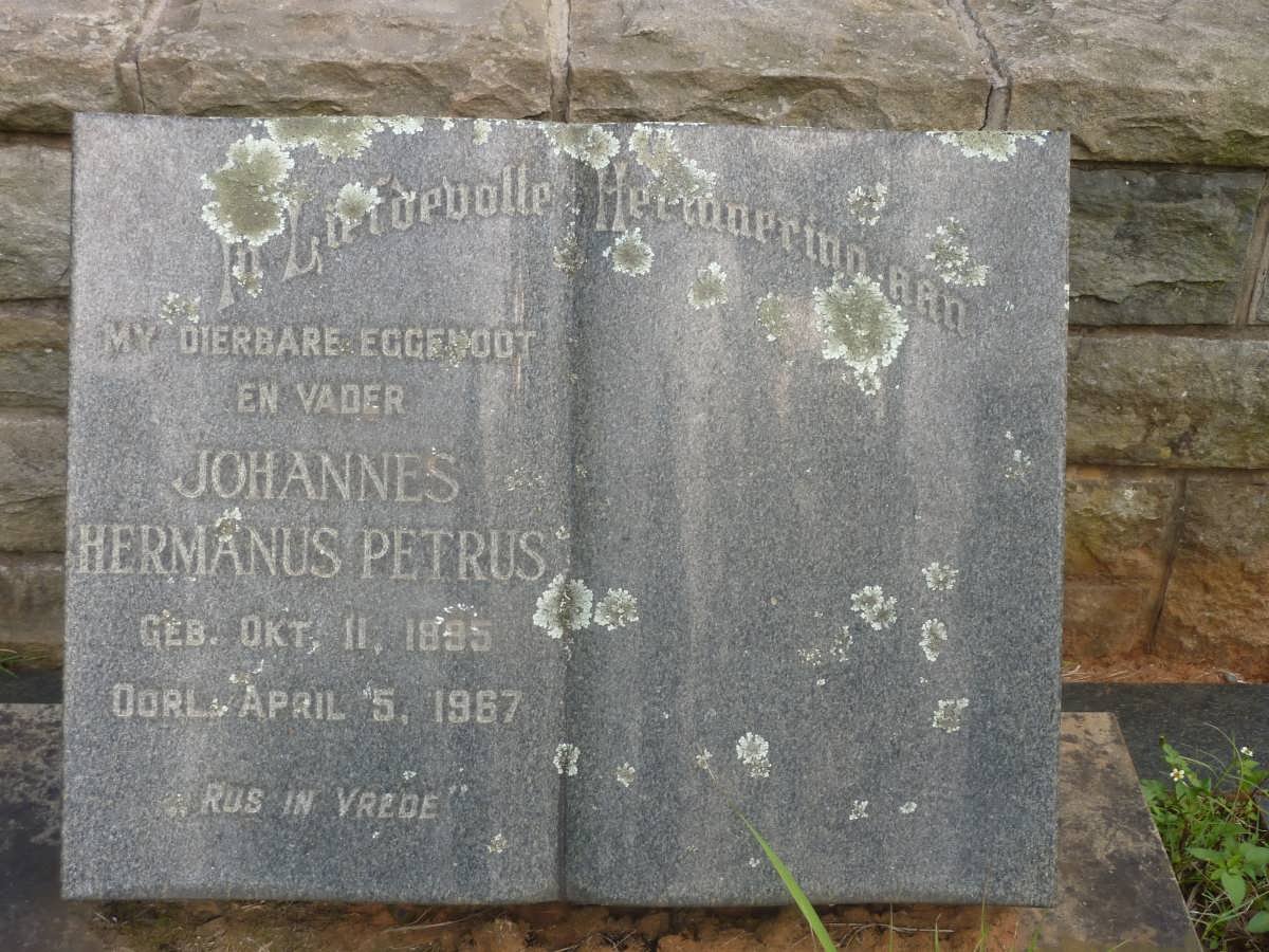 JOUBERT Johannes Hermanus Petrus 1895-1967