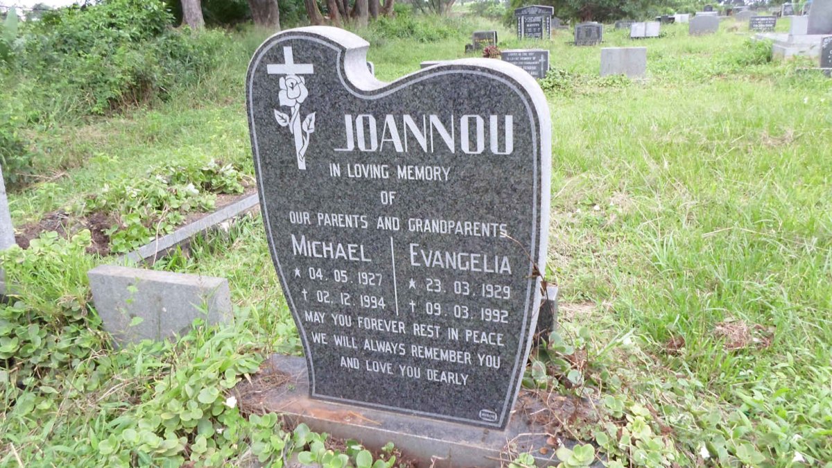 JOANNOU Michael 1927-1994 &amp; Evangelia 1929-1992