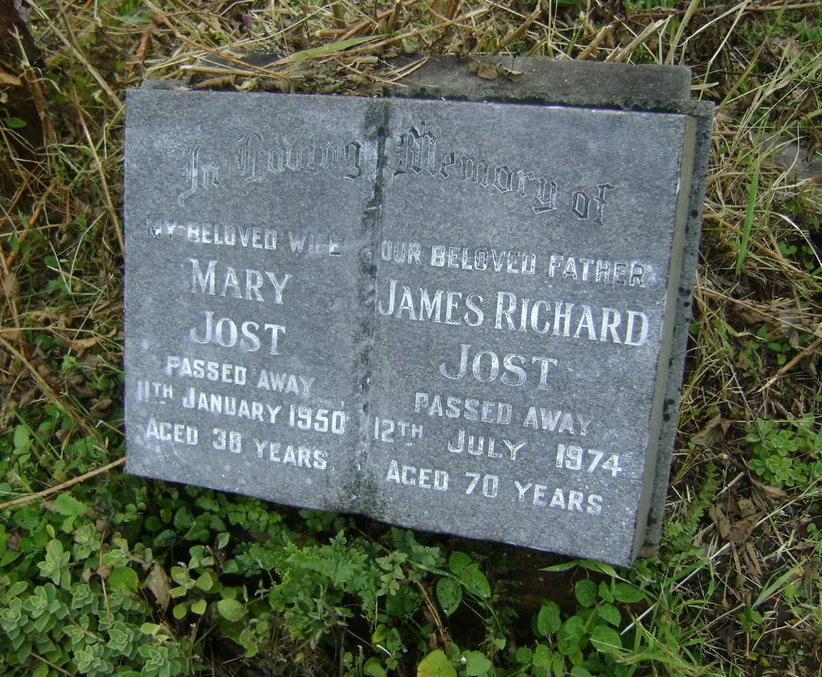JOST James Richard -1974 &amp; Mary -1950