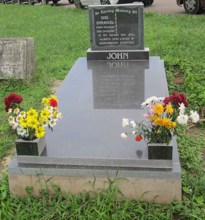 JOHN Noel Emmanuel 1949-2015