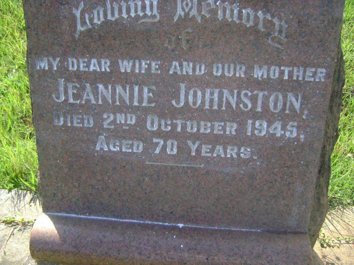 JOHNSTON Jeannie -1945