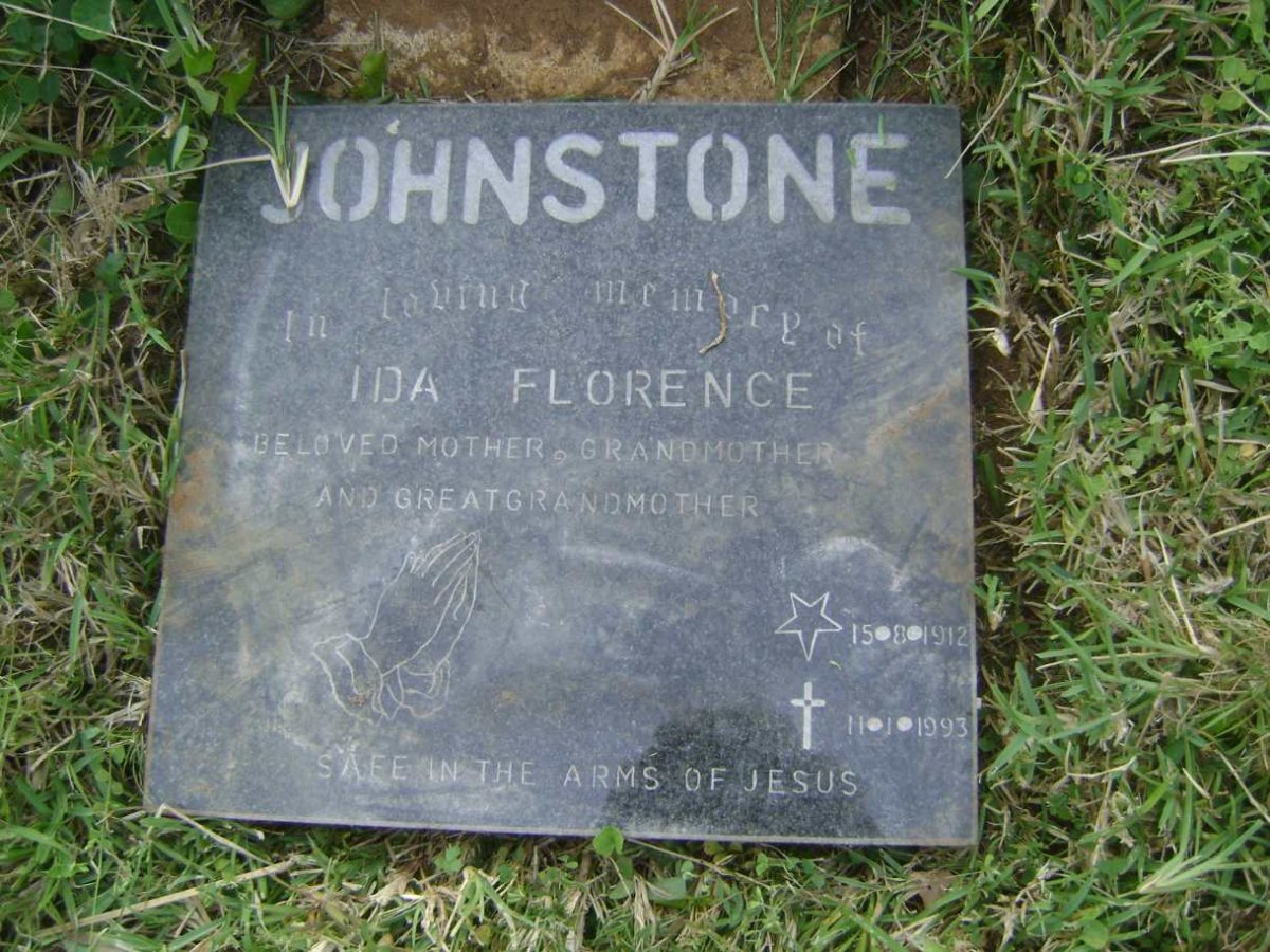 JOHNSTONE Ida Florence 1912-1993