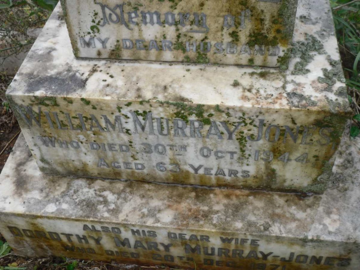 JONES William, MURRAY -1944 &amp; Dorothy Mary -1971