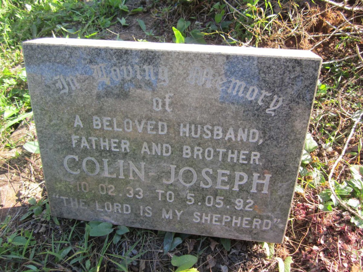 JOSEPH Colin 1933-1992