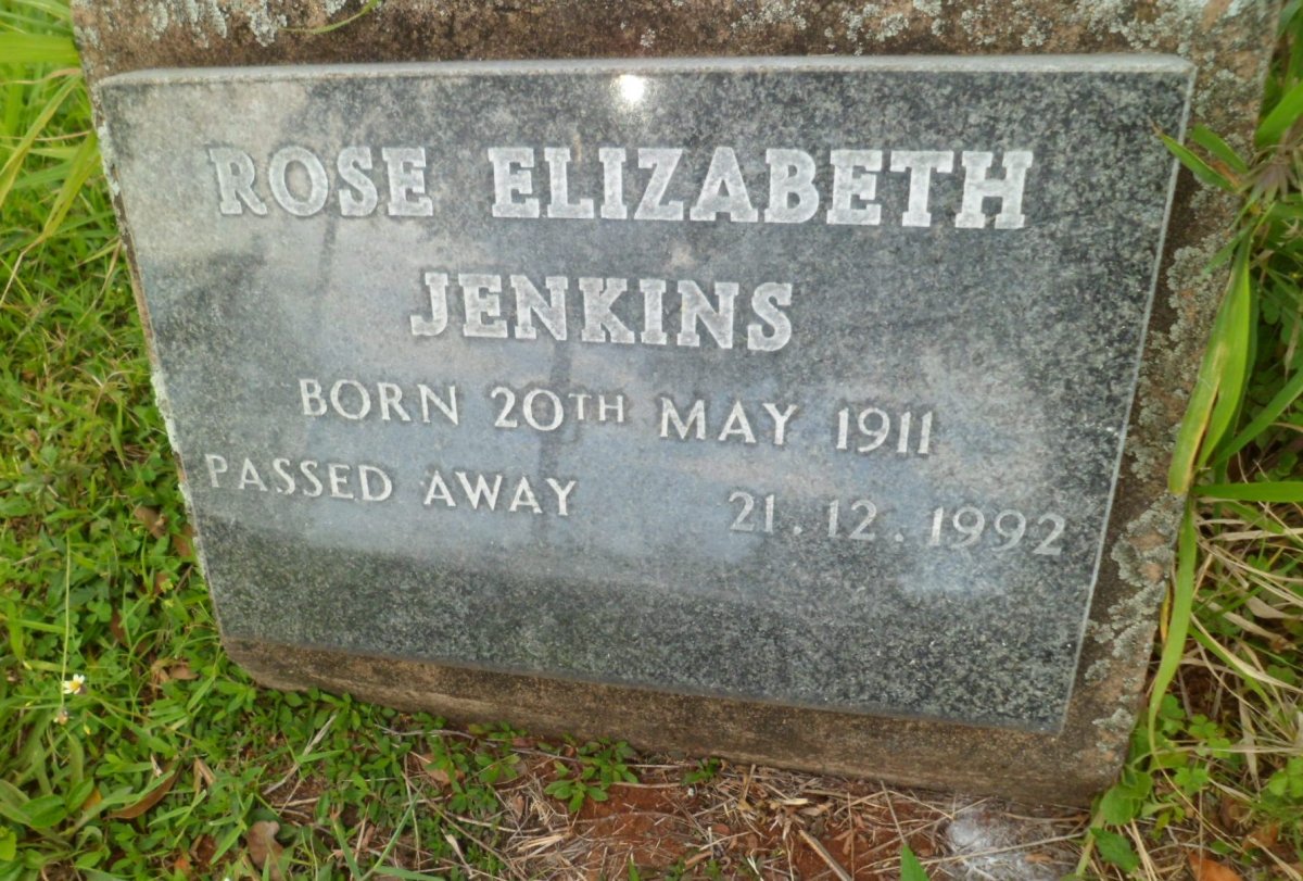 JENKINS Rose Elizabeth 1911-1992