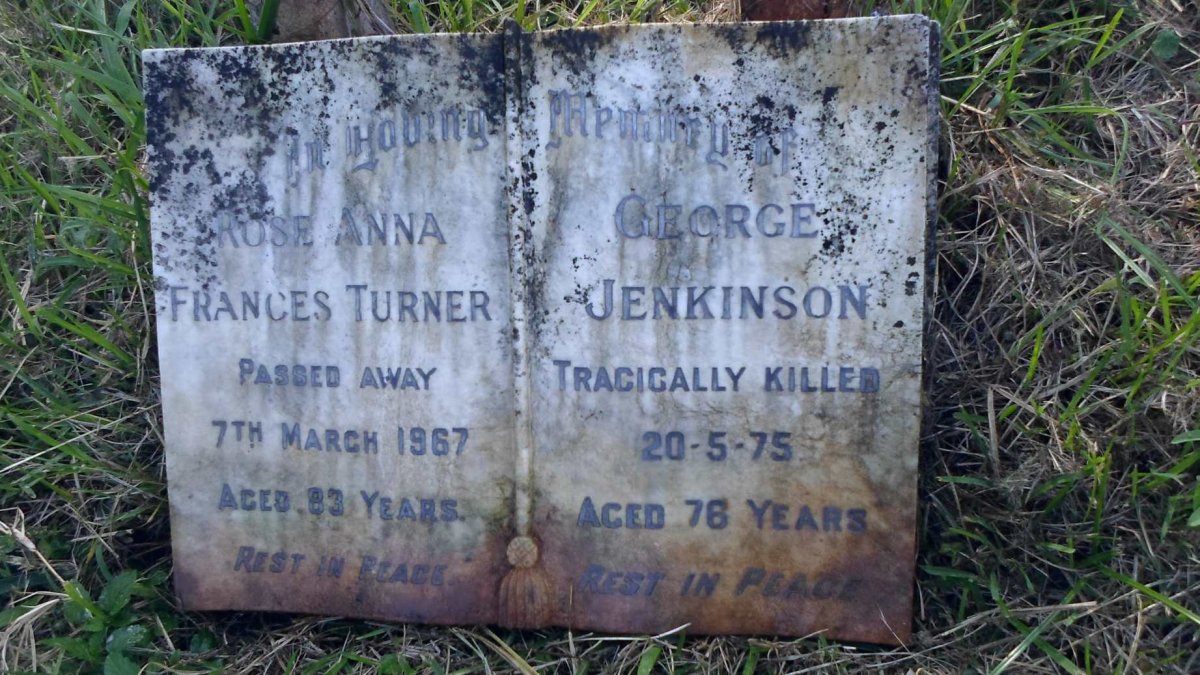 JENKINSON George -1975 :: TURNER Rose Anna Frances -1967