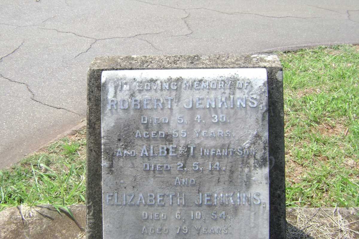 JENKINS Robert -1930 &amp; Elizabeth -1954 :: JENKINS Albert -1914