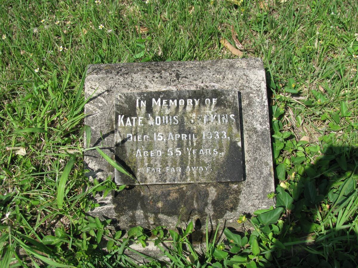 JENKINS Kate Louis -1933