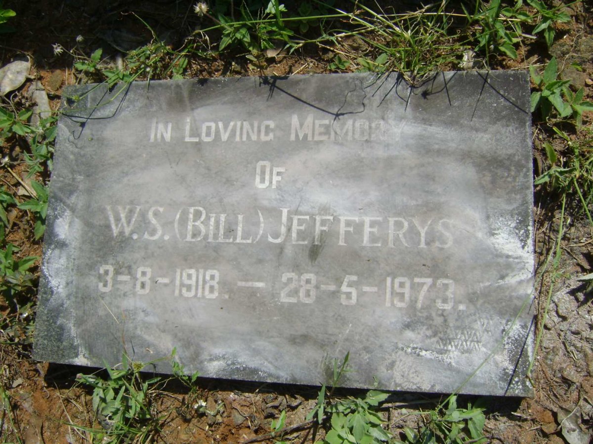 JEFFERYS William Henry 1877-1945 &amp; Margaret Winnifred 1880-1977 :: JEFFERYS W.S. 1918-1973
