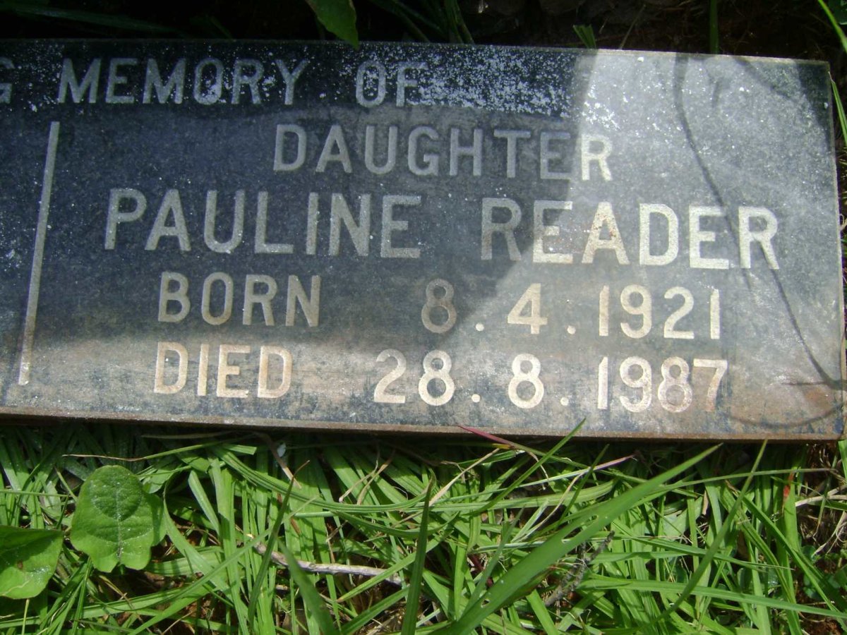 JEFFERY George -1945 &amp; Eliza 1892-1988 :: READER Pauline 1921-1987