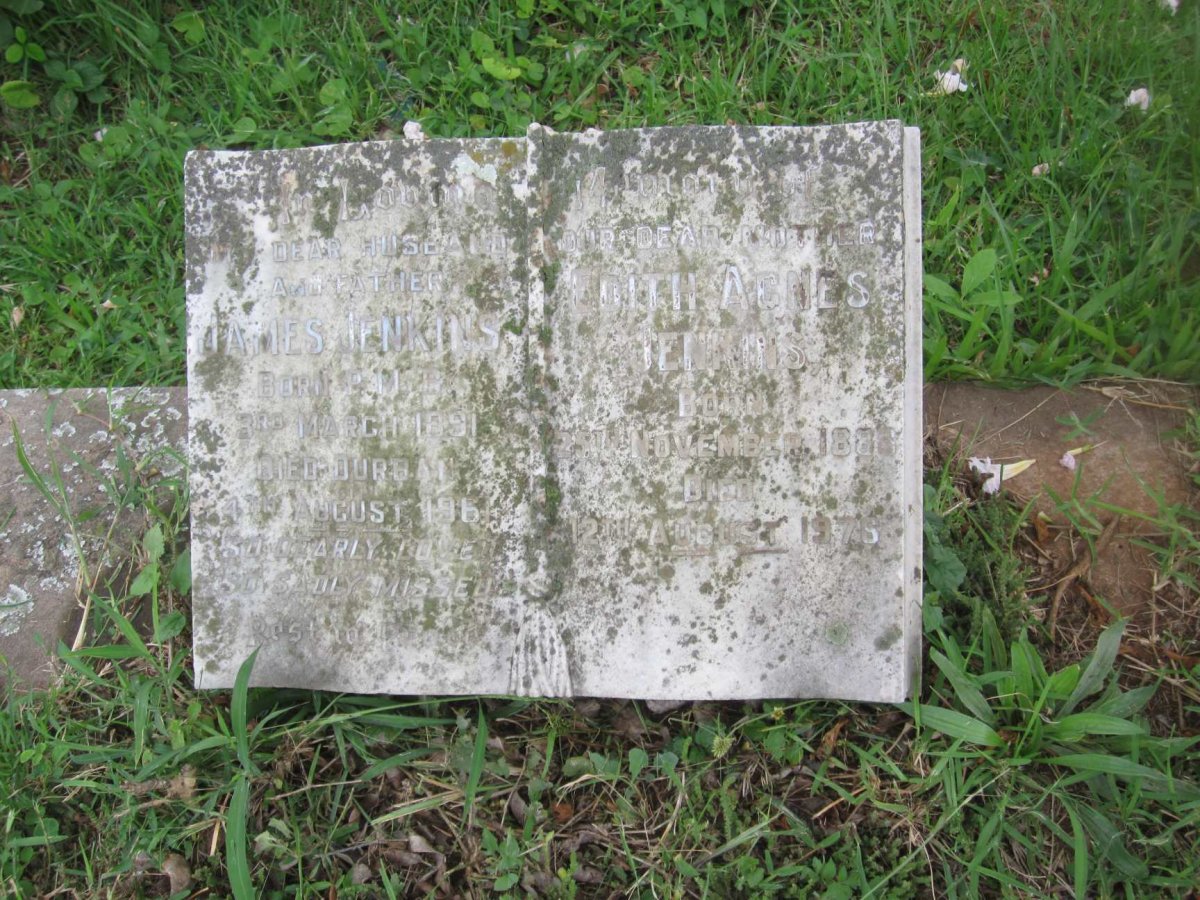 JENKINS James 1891-1961 &amp; Edith Agnes 1888-1976