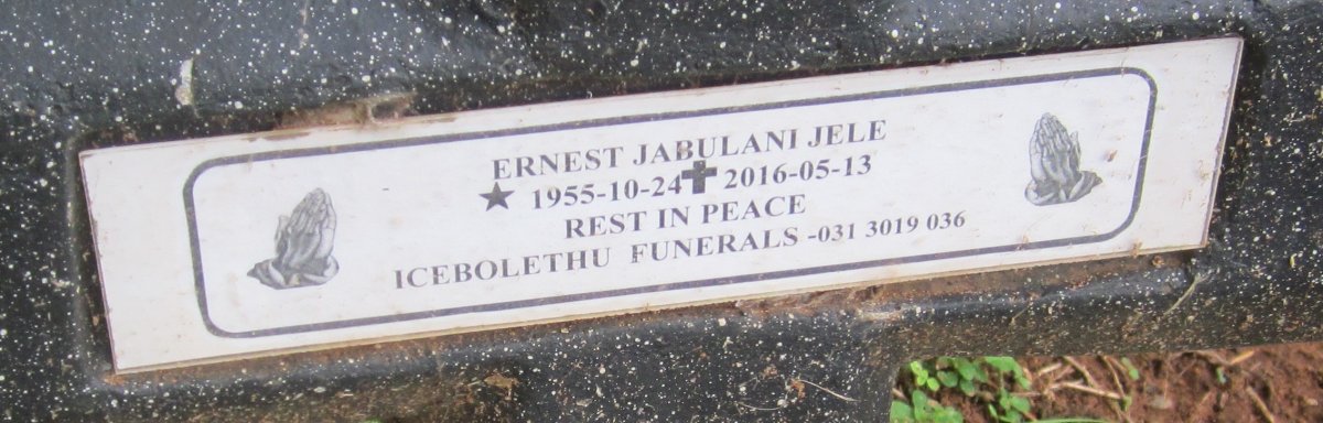 JELE Ernest Jabulani 1955-2016
