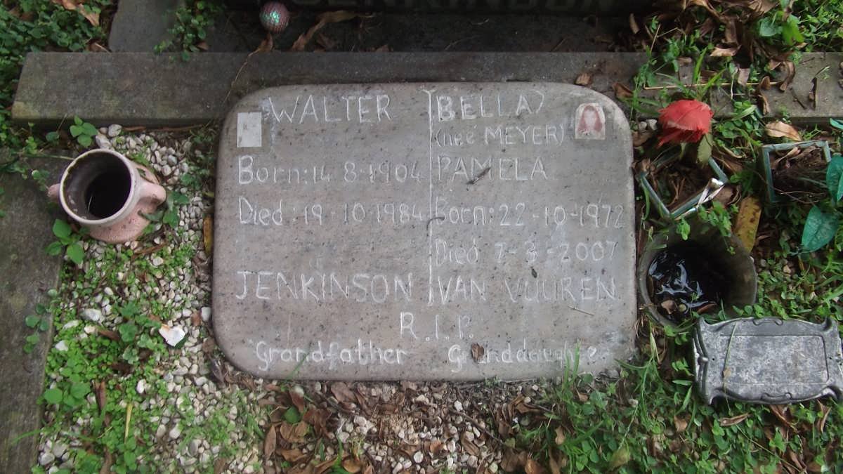 JENKINSON Walter 1904-1984 :: VAN VUUREN Pamela nee MEYER 1972-2007