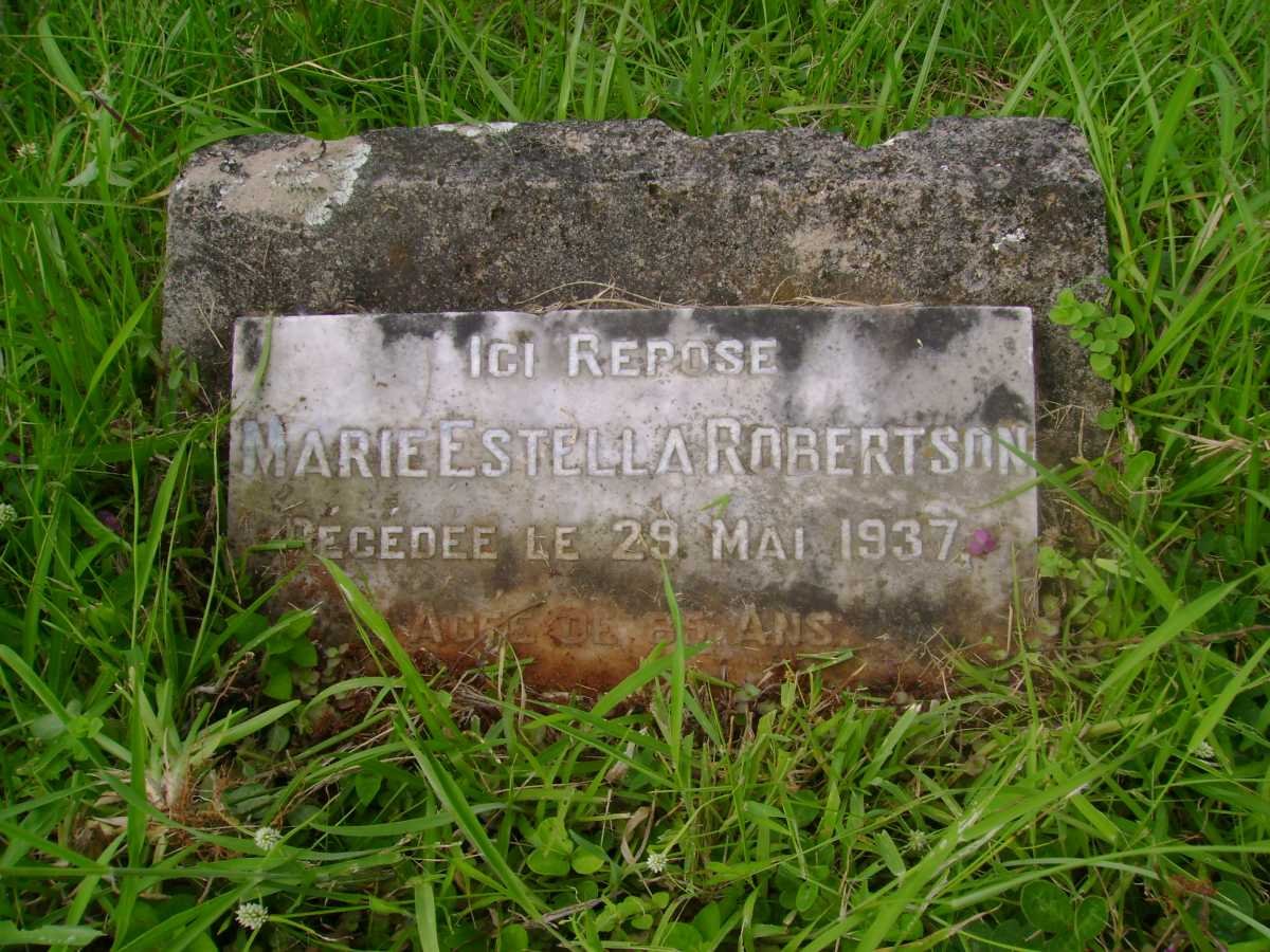 ROBERTSON Marie Estella -1937