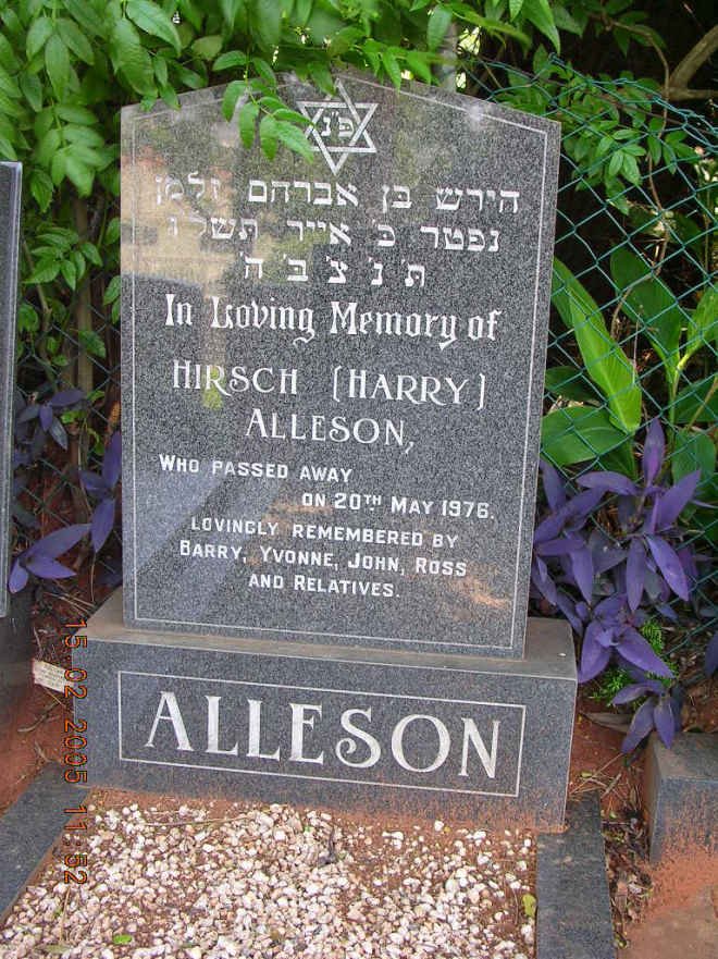 ALLESON Hirsch -1976