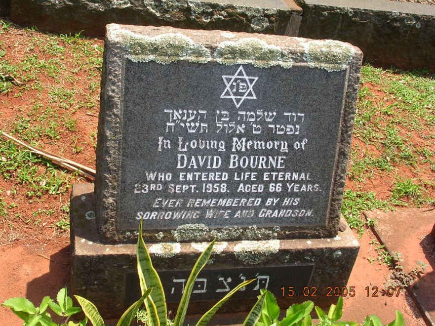 BOURNE David -1958
