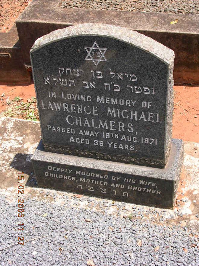 CHALMERS Lawrence Michael -1971